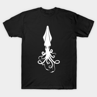 Squid Icon White T-Shirt